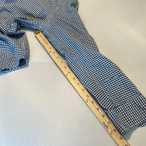 J. Crew Men's Blue Plaid Oxford Slim Fit Long Sleeve Button Down Size L - Picture 6 of 12